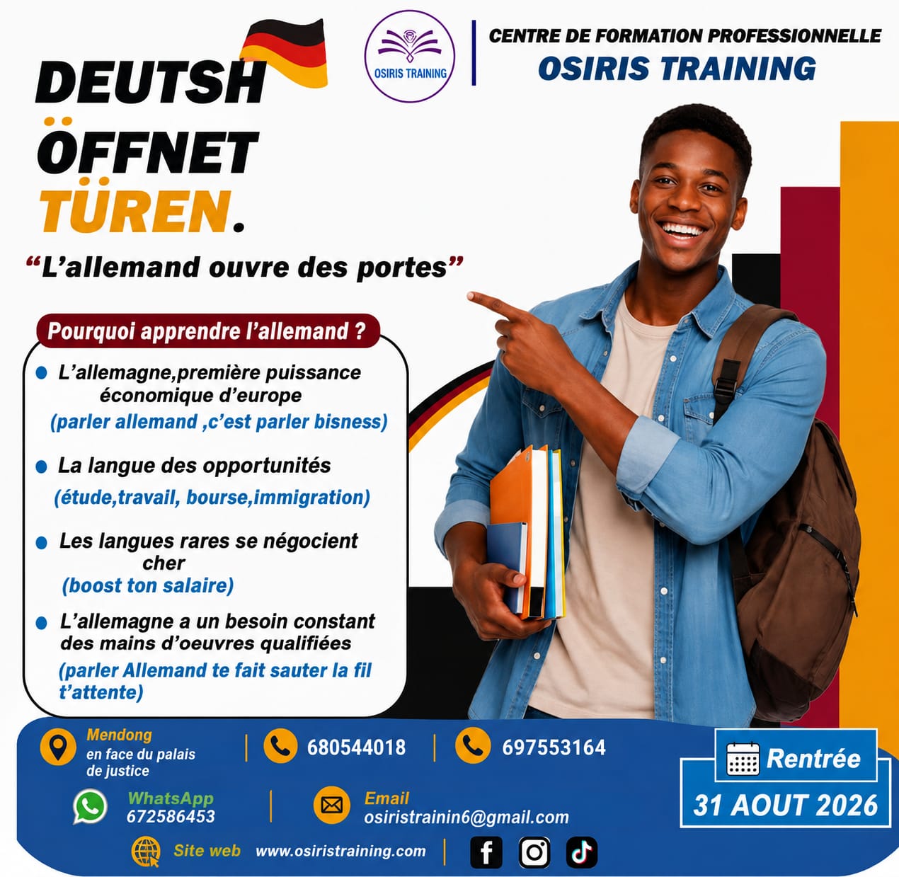 Pourquoi apprendre l'allemand avec OSIRIS TRAINING
